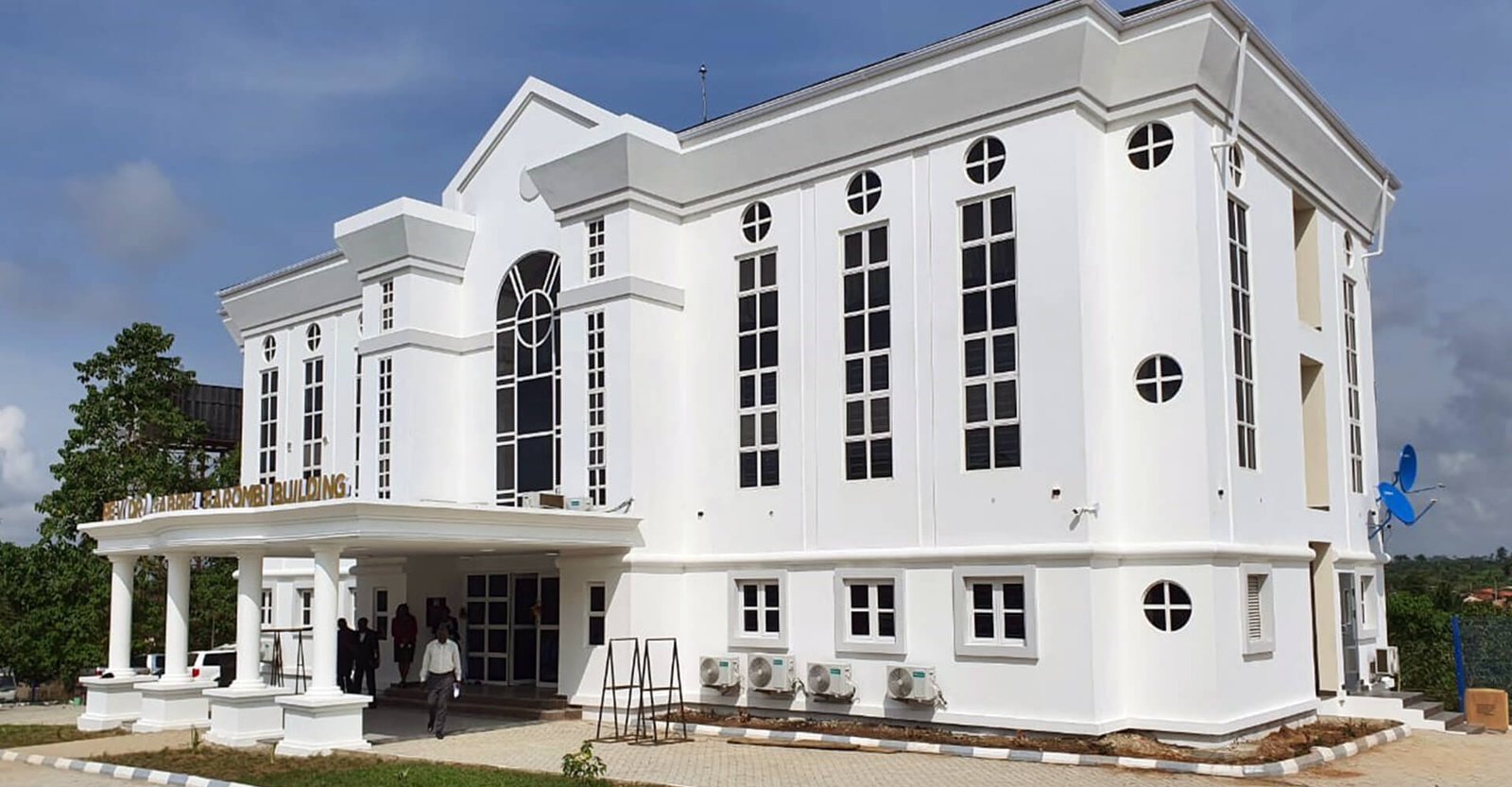 Foursquare admin. building, Ajebo camp