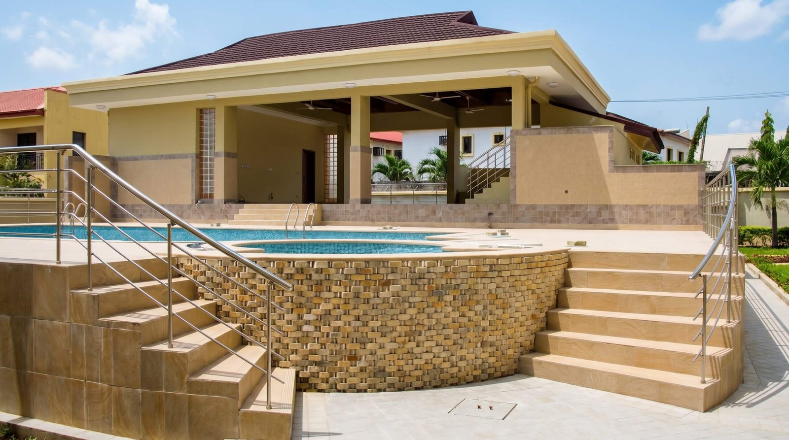 Swimming pool and Cabana